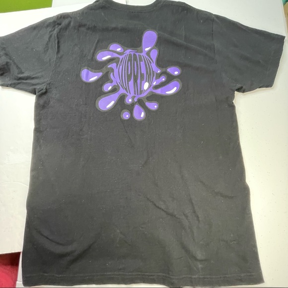 Supreme Black Color 2 Sided Splat Logo Mens XL T-Shirt - Picture 3 of 6